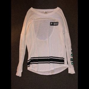 Pink long sleeve top